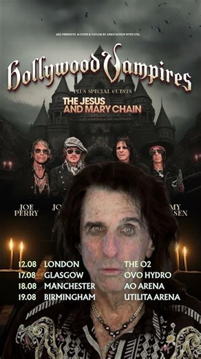 Hollywood Vampires - UK Tour - August 2026