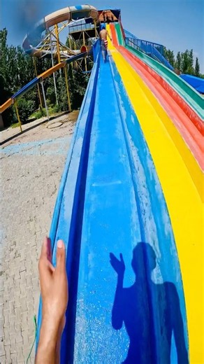 Epic Water Park Slide Challenge😂Tried Climbing the Slide the Wrong Way! Funny Adventure & Reactions