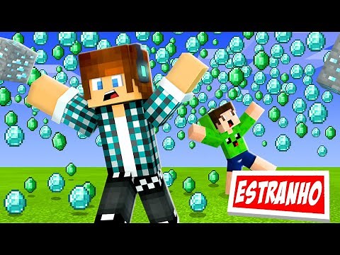 BUG de MUITOS BLOCOS no meu Minecraft !!