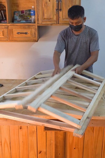 Woodworking Idea and Hacks Handmade folding self rack making #woodart #wooddesign #woodcraft #woodworking #wood #tipswoodworking #wooddiy #woodwork #woodjoinery #Japanesejoinery #joinery #amazing #FacebookReelsContest #Wow #tricks #reelsfb #reelsviral #reels​ #carpentry #carpenter | Woodworking Ideas