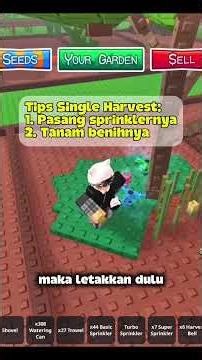 TUTORIAL SPRINKLER METHOD DI GARDEN HORIZON BIAR CEPET KAYAAA 💰🌳 #roblox #gardenhorizon