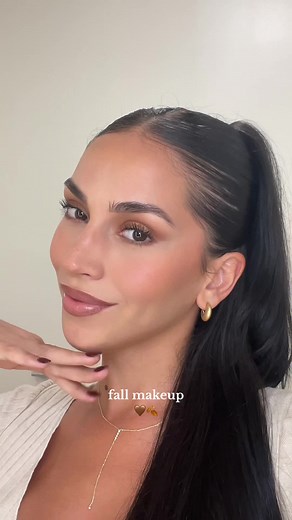 fall makeup has entered the chat🍂🤎 #fallmakeup #autumnmakeup #beauty