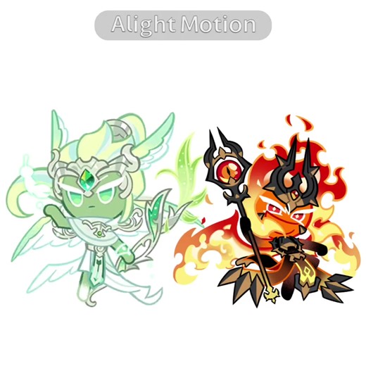 Fire Spirit & Wind Archer Cookie Moments