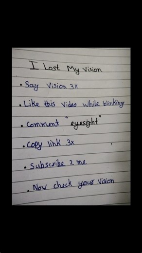 I lost my vision #trending #shorts #art #funny #real