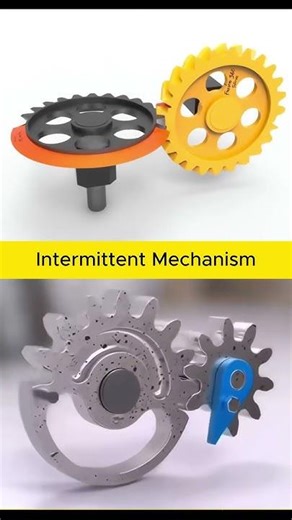 How Intermittent Gears Work: The Secret to Precise Timing 🤯🔥 #shorts
