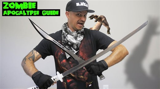 Machete vs katana: Ultimate zombie survival weapon test!