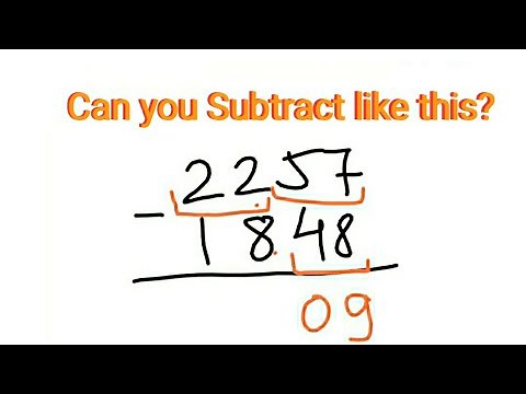 Subtraction Shortcut Tricks | Mental Calculation