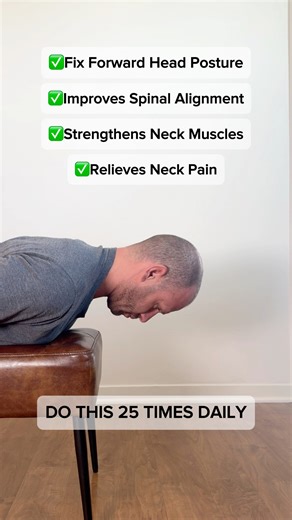 35K views · 358 reactions | ⁉️ Struggling with forward head posture?...