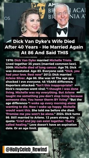 Dick Van Dyke's Wife Died After 40 Years - He Married Again At 86 And Said THIS.Arlene Silver #story