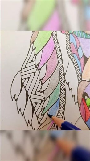 Relaxing Mandala Coloring | Colored Pencils ASMR | Anti-Stress Close Up