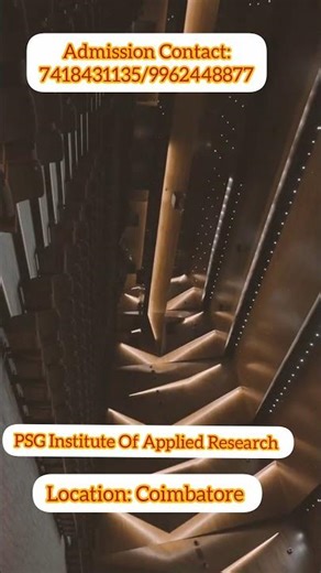 PSG Institute Of Applied Research Coimbatore ❤️ College Video 🔥🎓