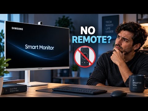 How to Turn ON/OFF Samsung Smart Monitor without a Remote!
