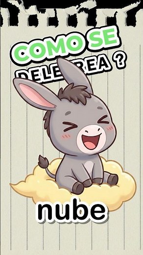 @BurriKiKi deletrea palabra nube - Burrikiki estimular lenguaje en niños #burrikiki