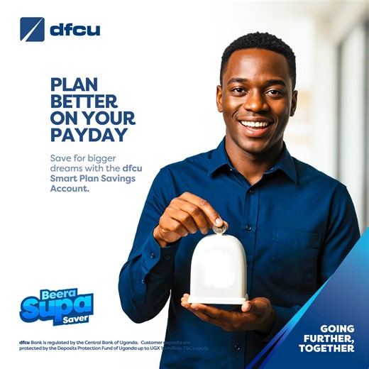 You can make every shilling count. Start your savings journey today with a dfcu Smart Plan Savings Account and turn payday into progress. #dfcuSmartSavings #dfcuMissionPossible | dfcu Bank | Facebook