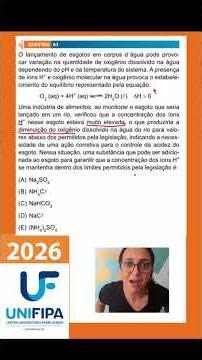 Questão 63 FAMECA 2026: Não erre mais caráter de sais! 🚀