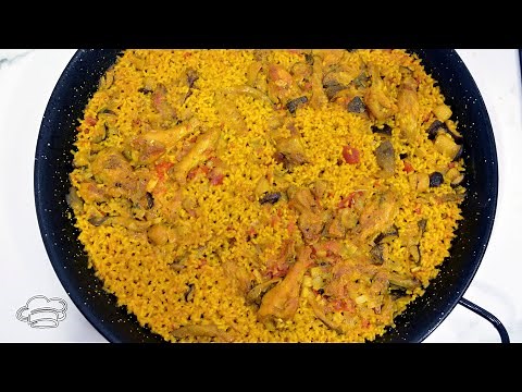 How to make easy paella rice with ingredients and flavors from the countryside