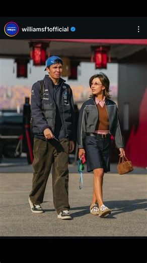 Alex Albon is engaged to his girlfriend, Lily He.