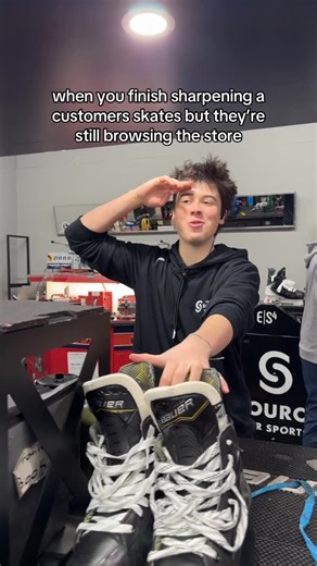 London’s Source for Sports on Instagram: "Take your time! Your skates will be ready when you are! Get your skates sharpened or browse the store today! Today’s Hours: 10am-8pm #sfs #sourceforsportslondon #trend #reel #hockey"