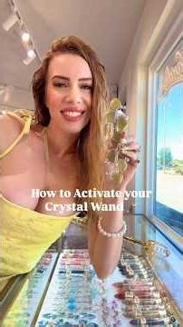 How to Activate Your Crystal Wand (What to Do First) #crystals #crystalwand #manifestation #sedona