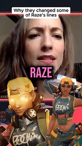 Why they changed some of Raze’s lines #valorant #raze #voiceactor #videogame | Carolina Ravassa: The Hispanglosaxon