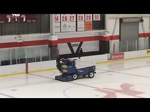 Zamboni Flood from the stands