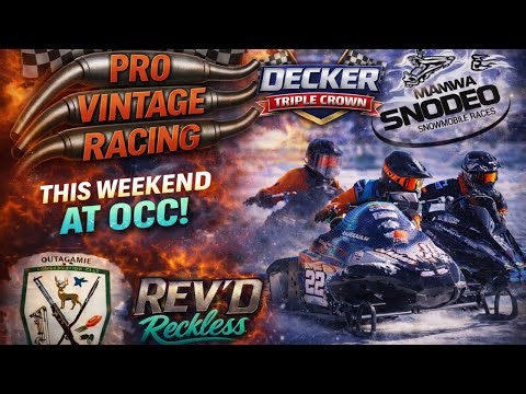🔴 LIVE NOW: Pro Vintage Ice Oval Racing | OCC Hortonville, WI | MBTV Sports