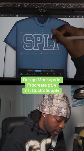 Arch Text in Procreate: Easy Tutorial
