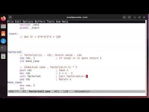 x86-64 Assembly - Factorial - Recursive Approach
