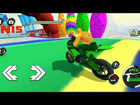 Superhero Tricky bike - stand game 2026 | Level paar 🏍️ 😆 