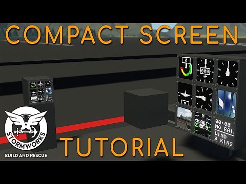9 Screens in a 1x1 Block???? - Compact Screen Tutorial - Stormworks