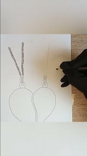 Best friends drawing - Best friends locket Drawing / Bff drawing / Friendship Day Drawing tutorial