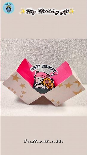 💓Diy Birthday gift idea💝 Surprise Box🎁 #diy #art #handmade #shortsfeed #shorts #diy #craft #trending