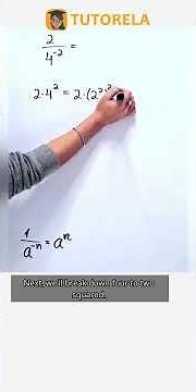 Simplify Fractions with Negative Exponents: 2/4^(-2) #Math #ExponentsRules #Powers-SpecialCases