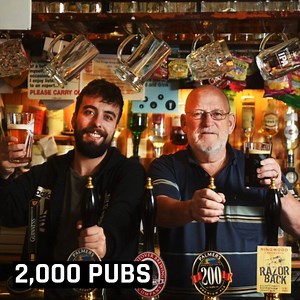 4.3K views · 173 reactions | It's official! Over 2,000 pubs, bars and clubs across the UK have now joined the fight against prostate cancer - raising £200,000  From the village local to the city sports bar, we've been blown away by all the support. Cheers to that!  Find out more about pub fundraising: prostatecanceruk.org/pubs | Prostate Cancer UK | Facebook