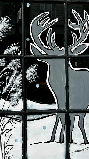 11 reactions | Hand painted windows ❄️歷 I took a chance last year, I reached out asking if I could paint F& M’s windows for the holiday season. I couldn’t have imagined where it would lead. Thank you for trusting me with your windows  #forestandmain #brewery #forestandmainbrewing #muralartist #smallbusiness #muralpainting #windowpainting #windowsplash #springgardenmurals | Spring Garden Studio | Facebook