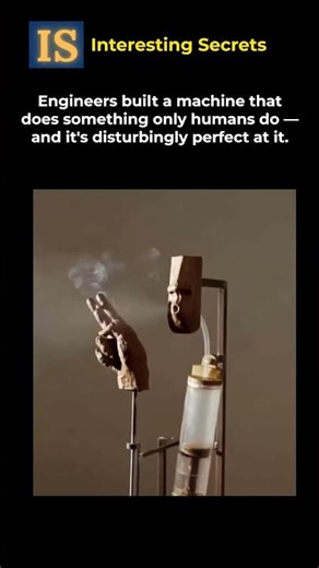 This MACHINE SMOKES like a HUMAN using PURE Mechanics
