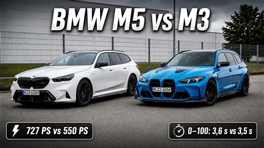 BMW M5 Touring G99 vs. BMW M3 CS Touring G81: Power-Kombi-Duell