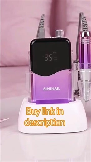 Powerful 35,000RPM Nail Drill Machine | Portable Rechargeable E-File Kit for Salon-Perfect Nails!