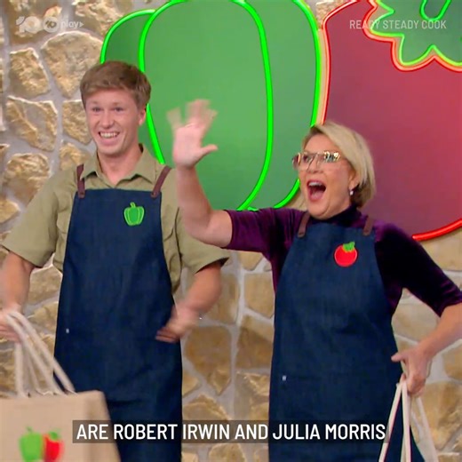 Get ready for culinary chaos with Julia Morris and Robert Irwin! 🤣🤩 Ready Steady Cook Australia 7.30 Friday on 10 and 10 Play. | Channel 10