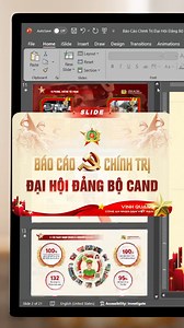 Mẫu Slide Báo cáo Chính Trị Đại hội Đảng bộ Công an - được xây dựng dành riêng cho các đơn vị công an trong dịp tổ chức Đại hội Đảng bộ. Nội dung được trình bày mạch lạc, dễ theo dõi; hình ảnh minh họa sắc nét; biểu đồ, số liệu, chỉ tiêu đều có thể dễ dàng chỉnh sửa. Mẫu slide phù hợp để trình bày báo cáo chính trị tại hội trường, họp ban chấp hành hoặc làm tài liệu phổ biến nội bộ. #daihoidang #baocao #cand #congannhandan #tuyetkypowerpoint | Tuyệt Kỹ Powerpoint