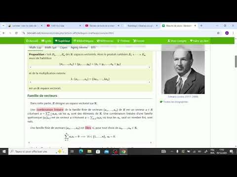 LES ESPACES VECTORIELS : ALGEBRE LINEAIRE