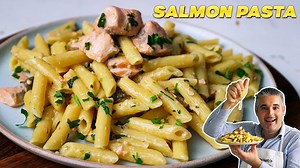 Make Salmon Pasta Like an Italian Chef—Creamy, Simple, and Irresistible!
