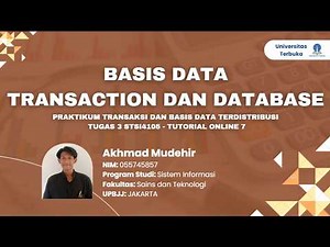 Tugas 3 Basis Data - Praktikum Transaksi, Trigger & Replikasi Terdistribusi