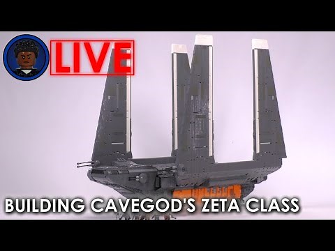 🔴 Building a UCS Zeta Class Shuttle from Rogue One LIVE Part 3