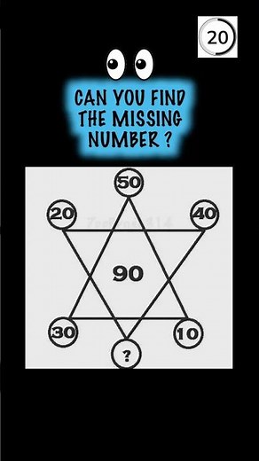 Guess The Missing Number Puzzle # 3 | Brain Teaser Triangle Challenge #shorts #maths #youtubeshorts