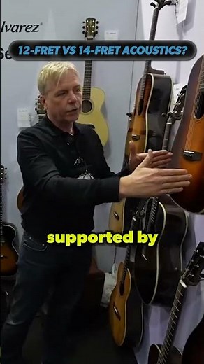 12-fret vs 14-fret acoustics? What's the Difference? #guitar #acousticguitar #shorts