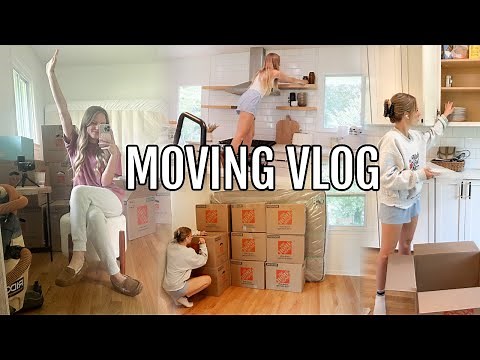 MOVING VLOG PT. 1 // packing up our home + moving tips & tricks!