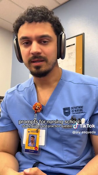 prompts for nursing school study guides and practice questions! i hope this helps wearing ceil blue @wearfigs #nurse #nursing #nursingstudent #fyp #nursesoftiktok