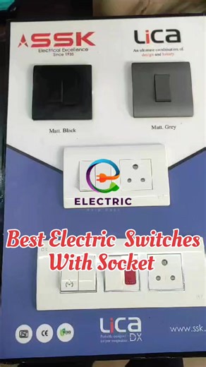 4.5K views · 33 reactions | Best Electric Switches With Socket l Electric Help Desk #SwitchesAndSockets #ElectricalSwitches #PremiumSwitches #SwitchDesigns #SmartSwitches #HomeElectrics #SwitchVarieties #SwitchesForHome #InteriorDesignIdeas #SwitchOptions | Electrical Help Desk | Facebook