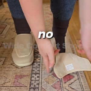 At last, a shoe for edema and lymphedema designed to fit big, swollen feet. These shoes are specifically made to fit very swollen feet and are extremely easy to get on and off by yourself. Made by a company who understands what it's like to suffer from edema. | Wide Comfort Shoes